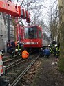 KVB Zug entgleist Koeln Suelz Suelzguertel P028